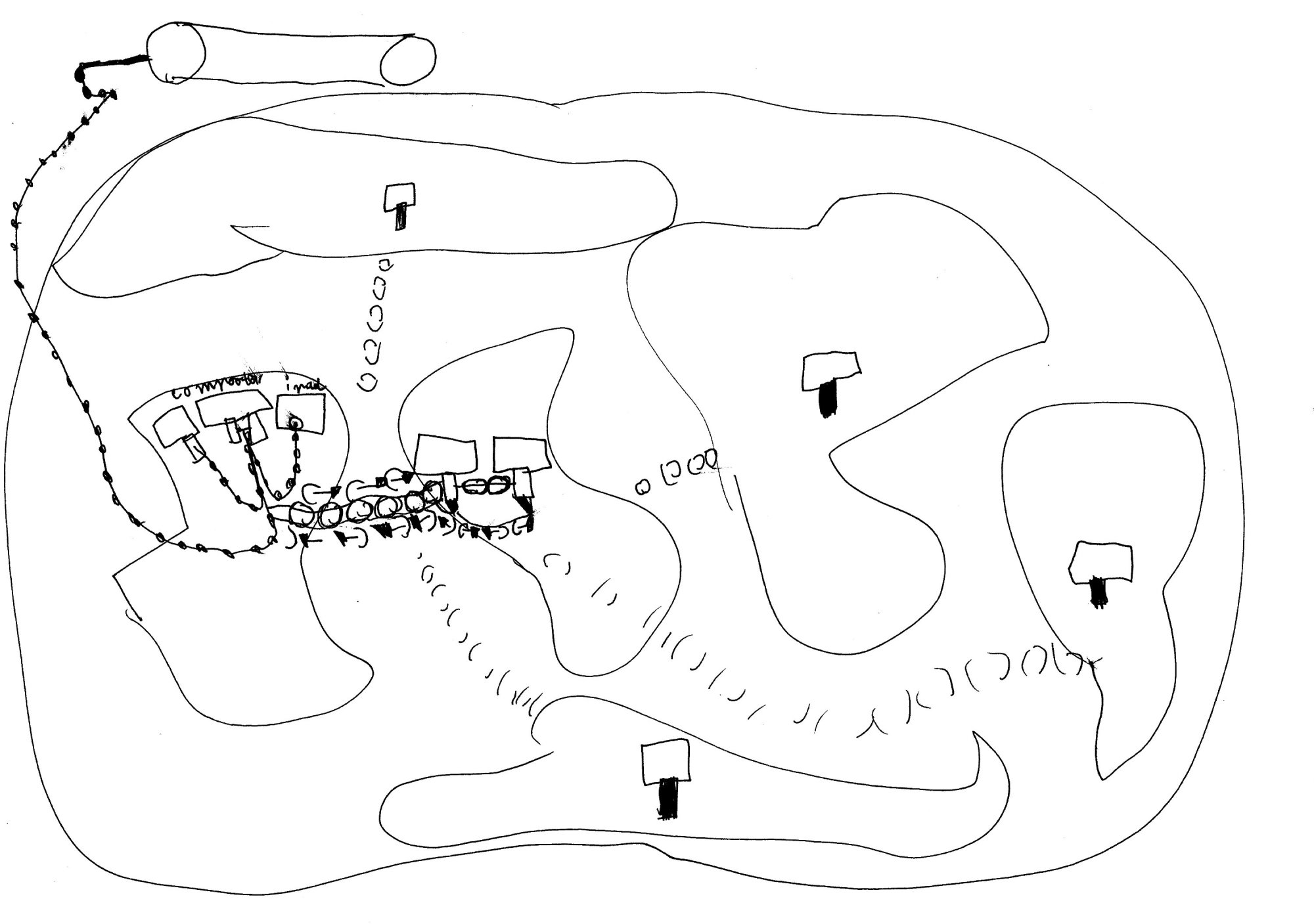 Miles' illustration of the internet